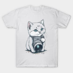 Photographer Cat T-Shirt